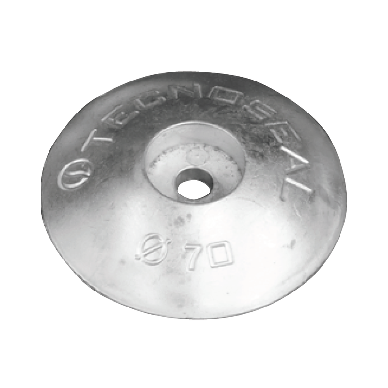 SINGLE ANODE IN ZINC ALLOY FOR RUDDER 70 MM