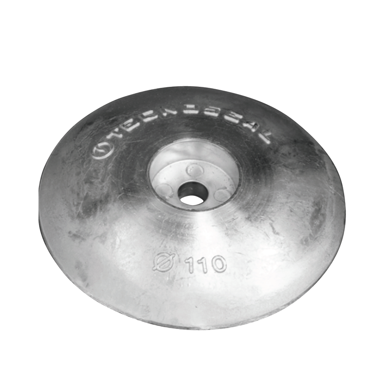 SINGLE ANODE IN ZINC ALLOY FOR RUDDER 110 MM
