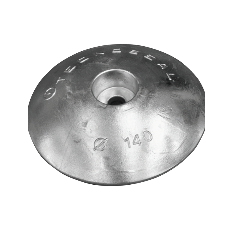 SINGLE ANODE IN ZINC ALLOY FOR RUDDER 140 MM
