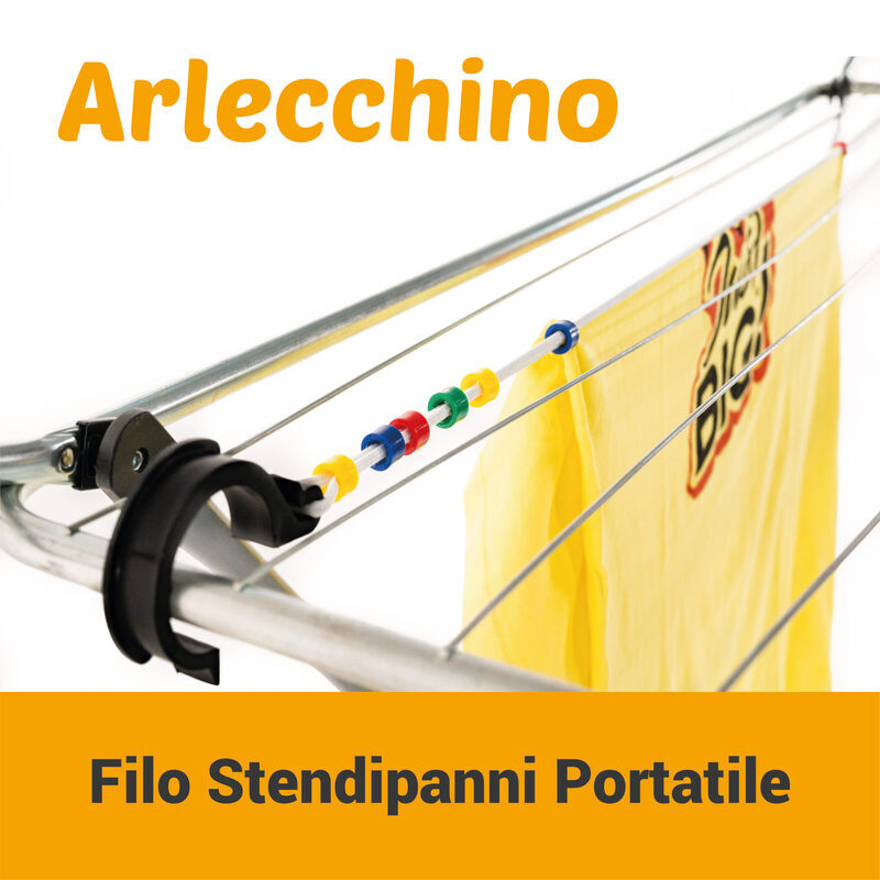 ARLECCHINO SMALL (DA 68 A 110 CM DI ESTENSIONE) FILO STENDIPANNI