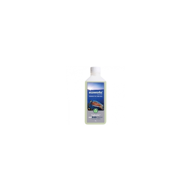 ECOWORKS FOGBUSTER DRAIN CLEANER 1LT + GREY WATER ADDITIVE