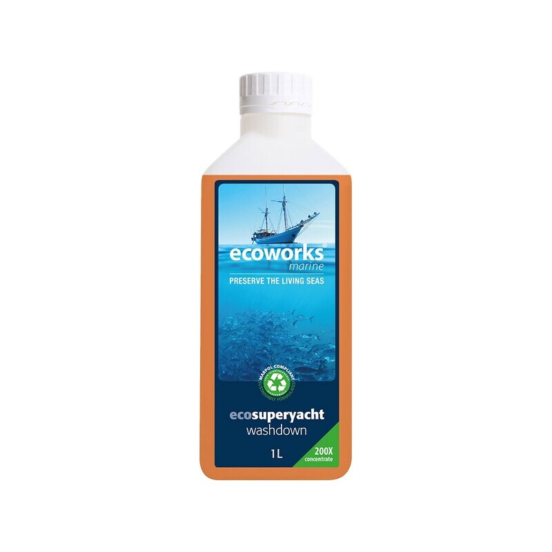 ECOWORKS ECOSUPERYACHT WASHDOWN HIGHLY CONCENTRATED 1LT