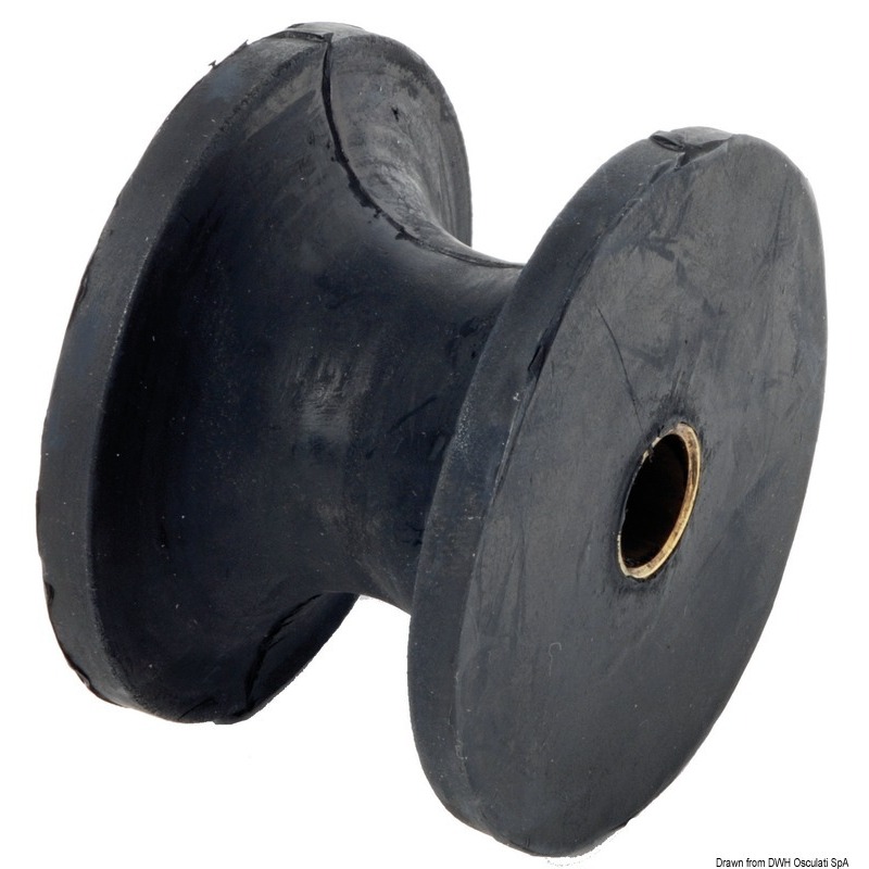 HARD RUBBER SPARE SHEAVE FOR ROLLERS