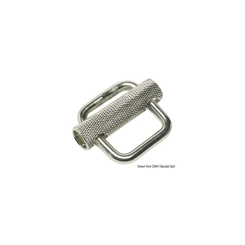 STAINLESS STEEL BUCKLE WITH SLIDER