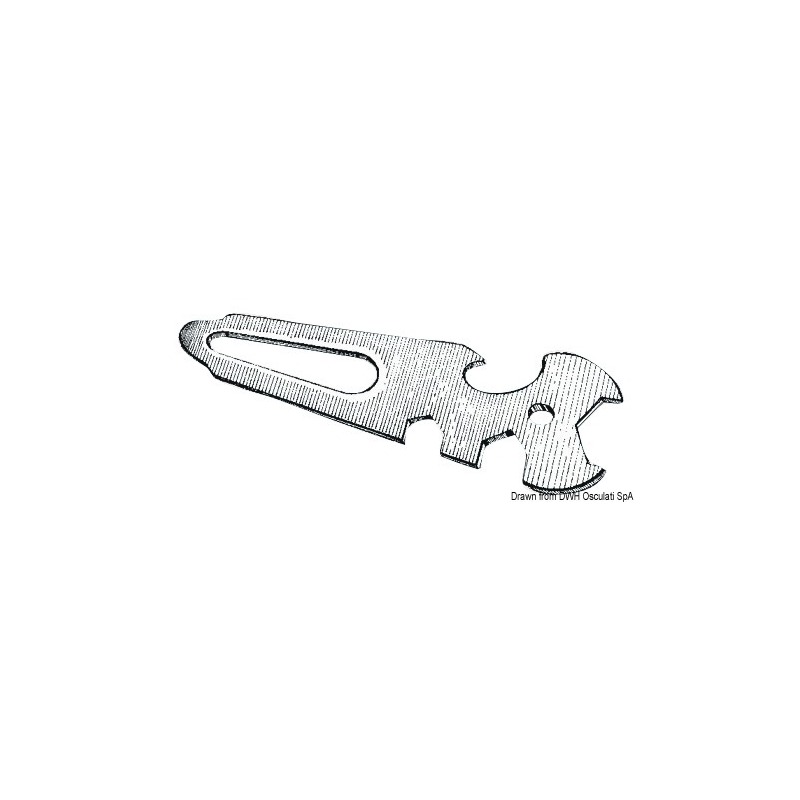 MULTI-PURPOSE TOOL MADE OF AISI 316 STAINLESS STEEL