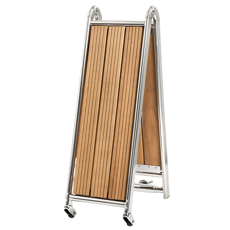 MIRROR POLISHED STAINLESS STEEL FOLDABLE GANGWAYS