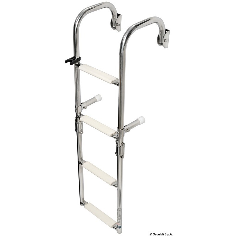 FOLDABLE LADDER WITH ARCH MOUNTING ARMS