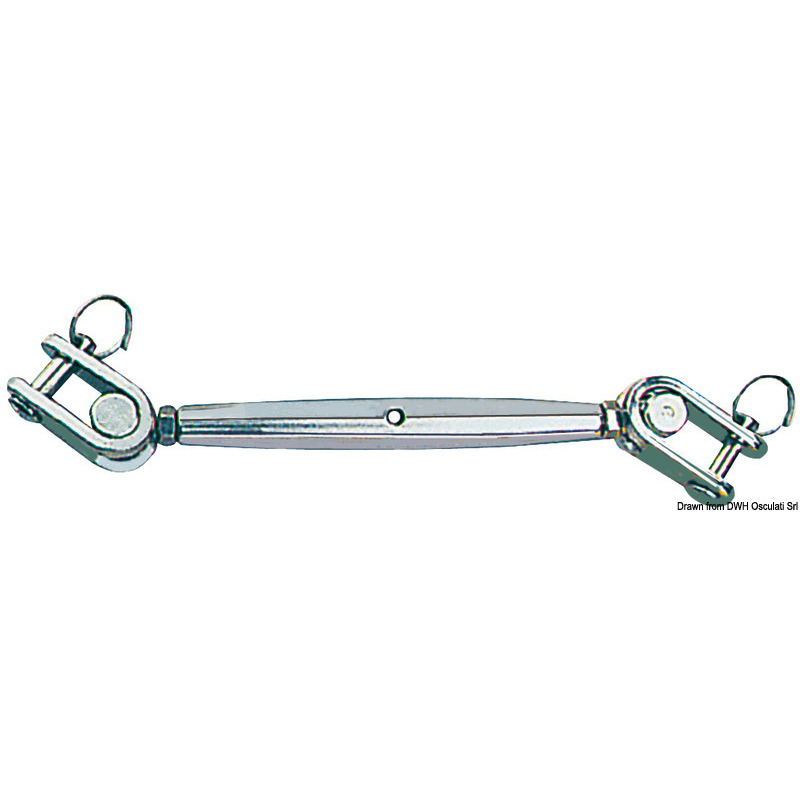 TURNBUCKLE WITH TWO ARTICULATED JAWS