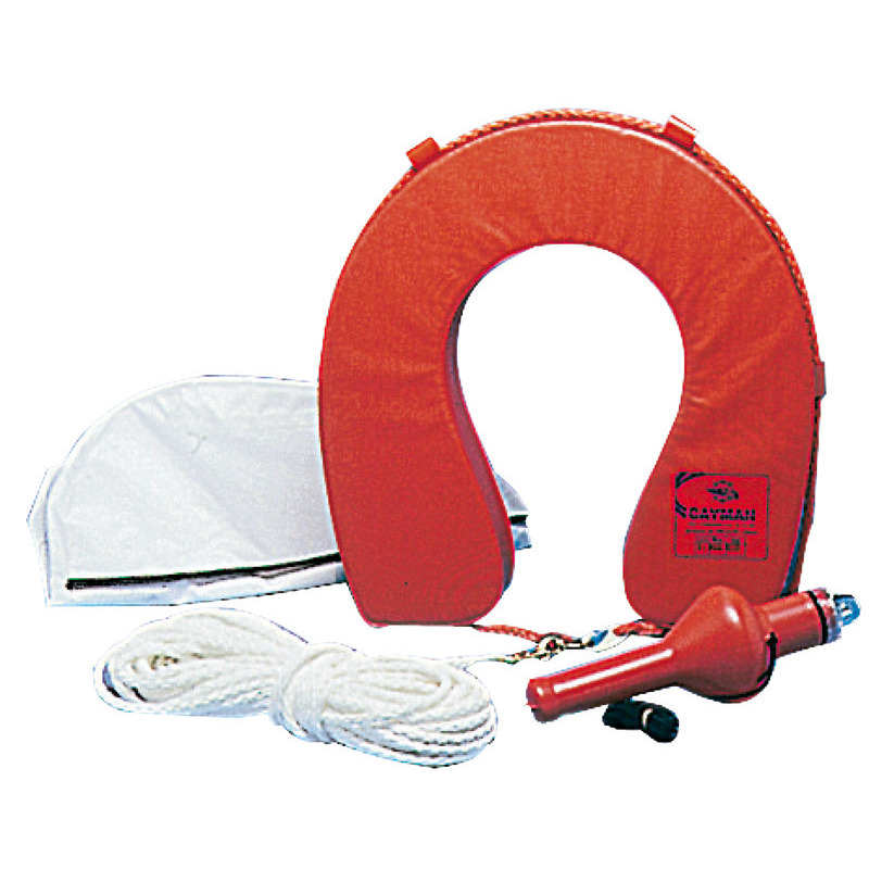 HORSESHOE LIFEBUOY 22.416.02 WITH ACCESSORIES + COVER