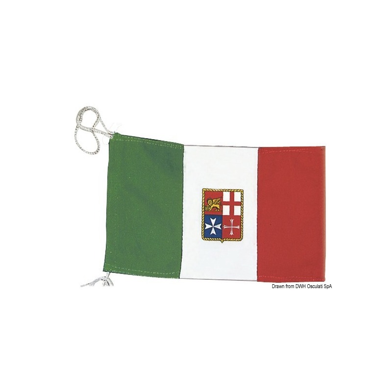 ITALIAN ENSIGN MADE OF HEAVY POLYESTER