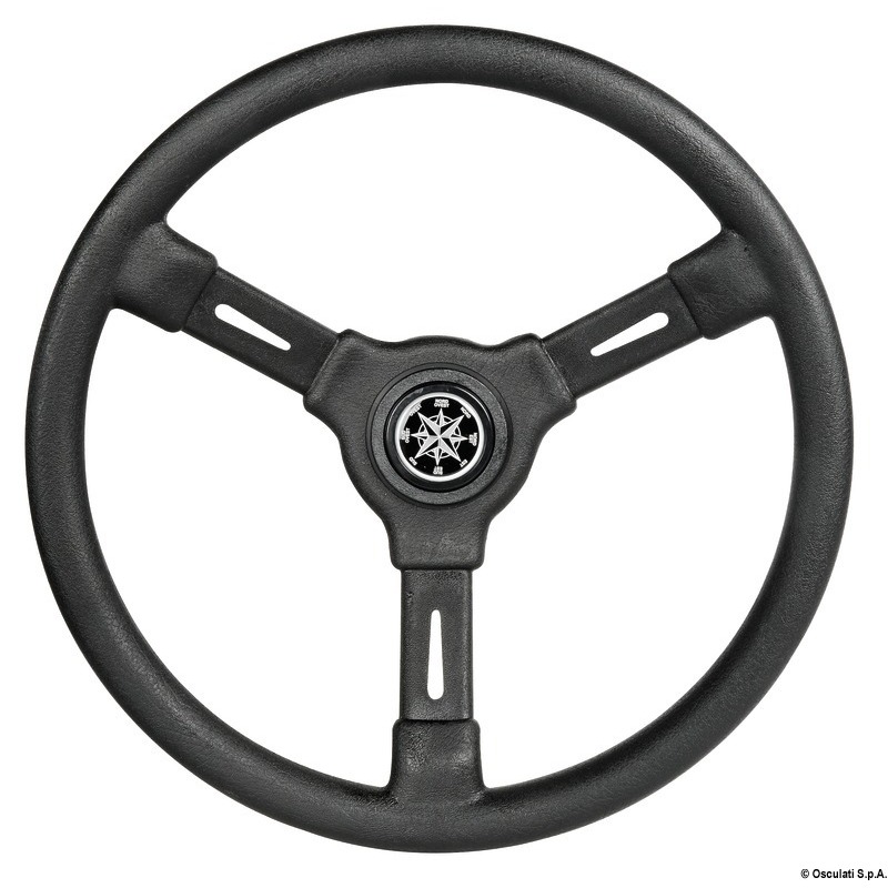 STEERING WHEELS FITTED WITH ANATOMICALLY DESIGNED HAND GRIP