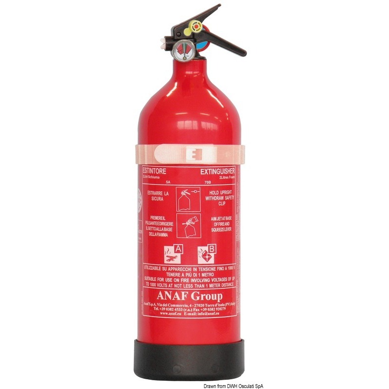ANF FIRE EXTINGUISHER WITH AFFF MED TYPE-TESTED FOAM