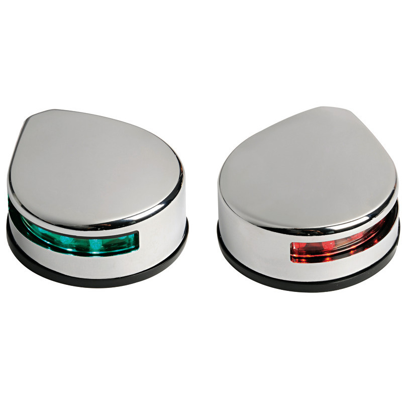 EVOLED LOW CONSUMPTION LED NAVIGATION LIGHTS MADE OF STAINLESS STEEL FOR FLAT MOUNTING