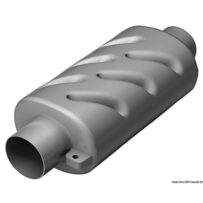 HORIZONTAL SILENCERS FOR WATER-COOLED ENGINES.