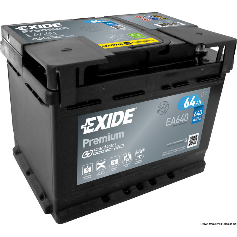 EXIDE PREMIUM DUAL PURPOSE BATTERIES (ENGINE START AND DOMESTIC SYSTEM USE)