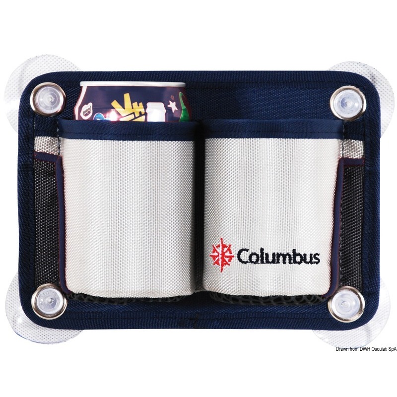 COLUMBUS 2-PLACE GLASS/CAN HOLDER POUCH