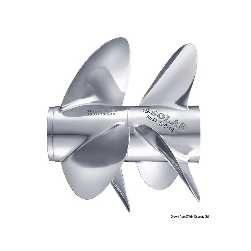 3-BLADE STAINLESS STEEL PROPELLERS FOR DP 280/290 TYPE C