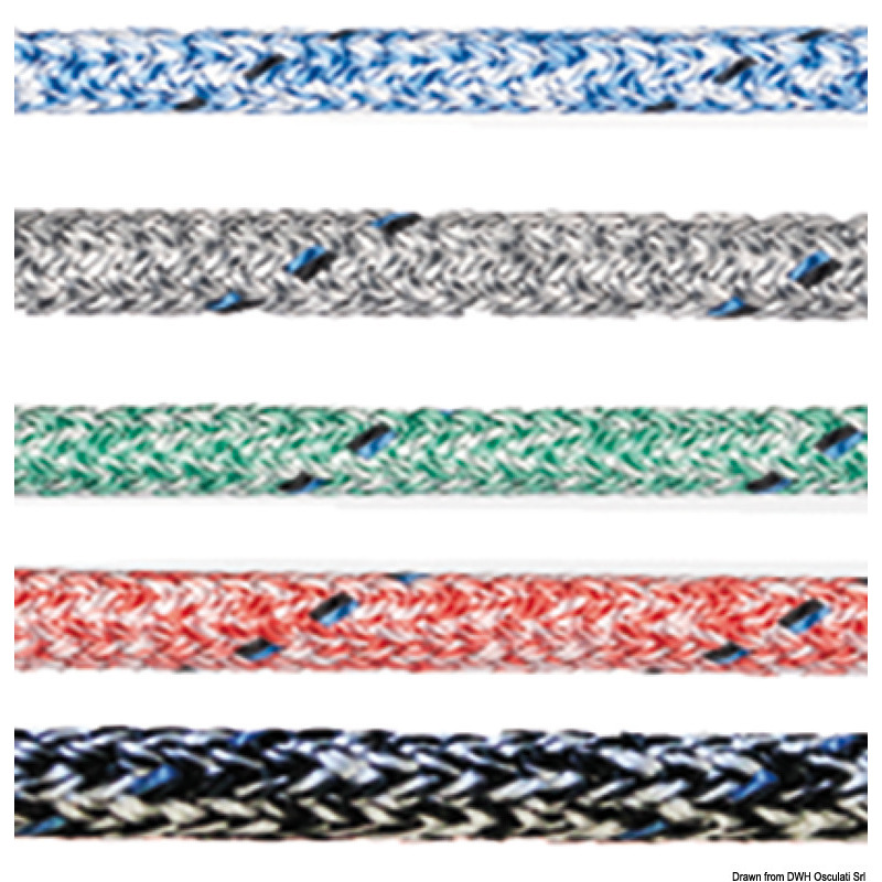 MARLOW DOUBLEBRAID MARBLE COLOUR ROPE