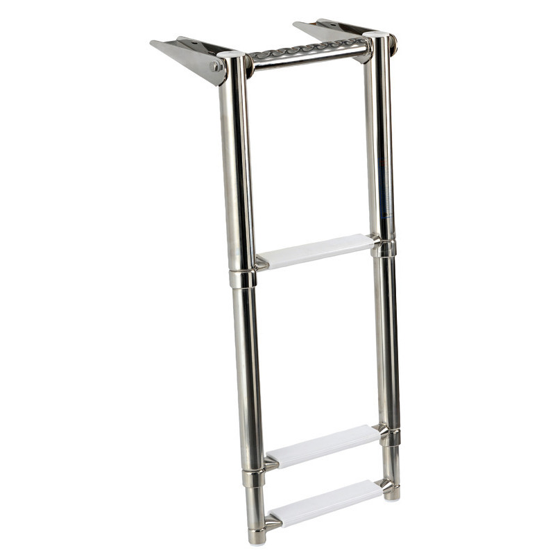 GANGPLANK TELESCOPIC LADDER WITH BUILT-IN HANDLE