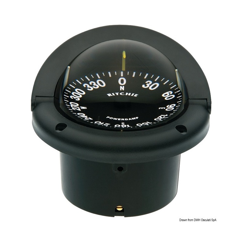 RITCHIE HELMSMAN 3'' 3/4 (94 MM) COMPASSES WITH COMPENSATORS AND NIGHT LIGHTING