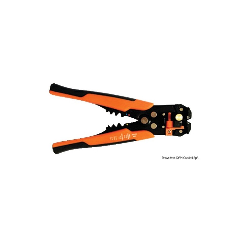 PROFESSIONAL CRIMPING TOOL + CABLE STRIPPER
